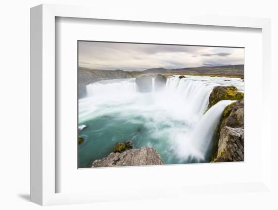 Godafoss Waterfall, Iceland, Polar Regions-Miles Ertman-Framed Photographic Print