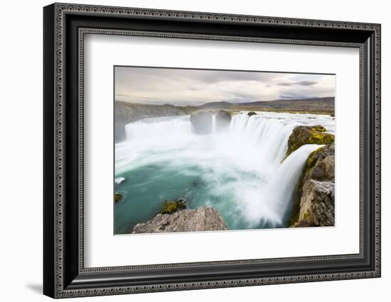 Godafoss Waterfall, Iceland, Polar Regions-Miles Ertman-Framed Photographic Print