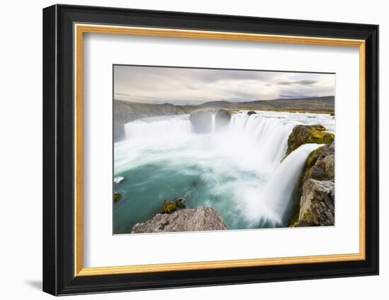 Godafoss Waterfall, Iceland, Polar Regions-Miles Ertman-Framed Photographic Print