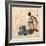 Godaime Iwayahanshiro No Fujimusume to Sandaime Bandomitsugoro No Zato-Yanagawa Shigenobu-Framed Giclee Print