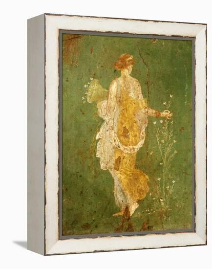 Goddess Flora, or Spring, Roman, Fresco, from Villa di Arianna-null-Framed Premier Image Canvas