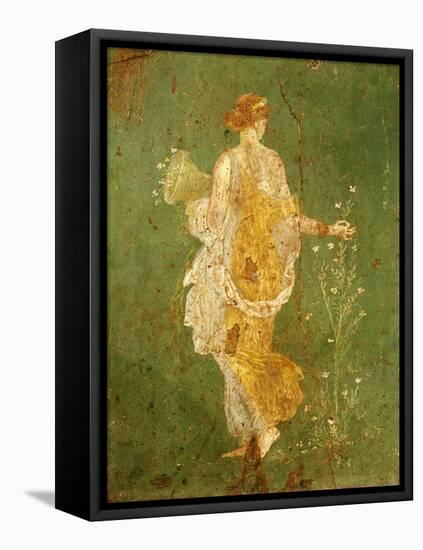 Goddess Flora, or Spring, Roman, Fresco, from Villa di Arianna-null-Framed Premier Image Canvas