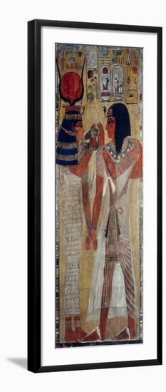 Goddess Hathor and King Sethi I-null-Framed Giclee Print