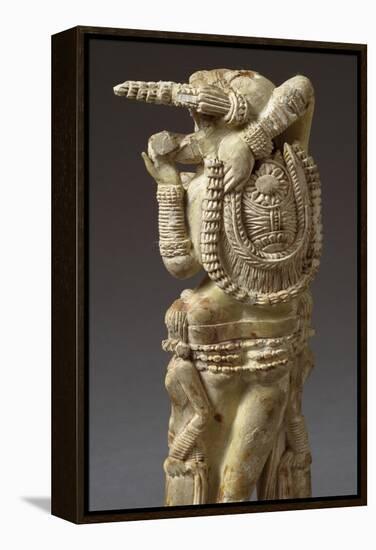 Goddess Lakshmi, Indian Ivory Statue Found at Pompeii, Italy-null-Framed Premier Image Canvas