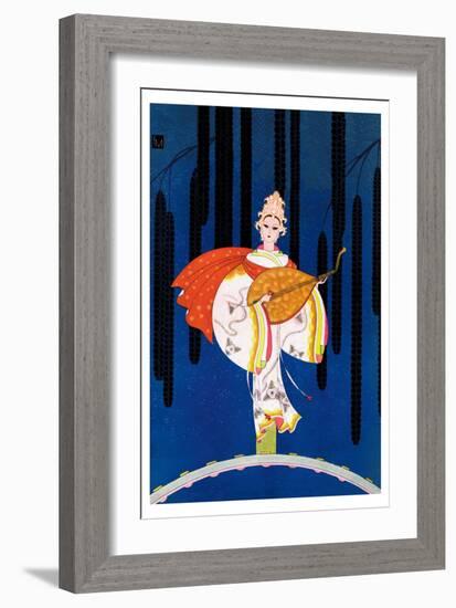 Goddess of Music-Frank Mcintosh-Framed Art Print