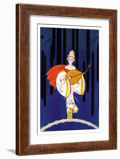 Goddess of Music-Frank Mcintosh-Framed Art Print