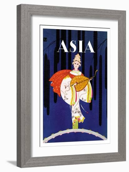 Goddess of Music-Frank Mcintosh-Framed Art Print