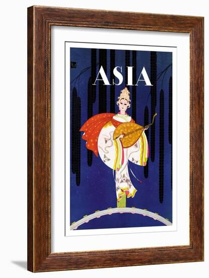 Goddess of Music-Frank Mcintosh-Framed Art Print