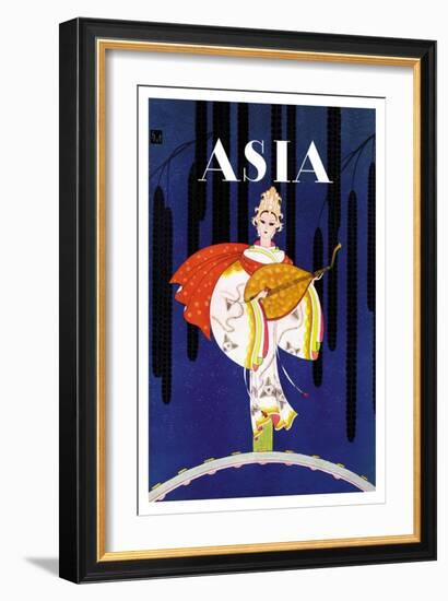 Goddess of Music-Frank Mcintosh-Framed Art Print