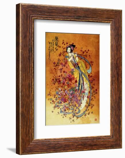 Goddess of Prosperity-null-Framed Premium Giclee Print