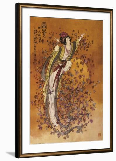 Goddess of Wealth-null-Framed Art Print