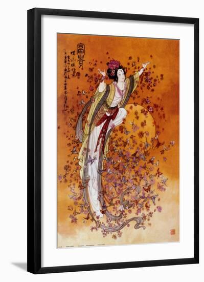 Goddess of Wealth-null-Framed Art Print