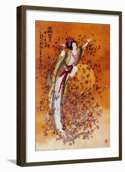 Goddess of Wealth-null-Framed Art Print