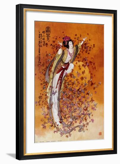 Goddess of Wealth-null-Framed Art Print