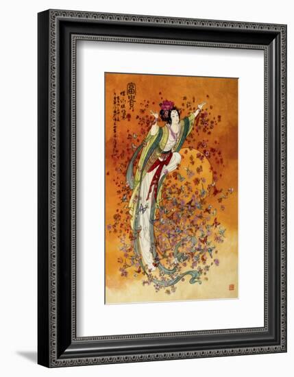 Goddess of Wealth-null-Framed Premium Giclee Print