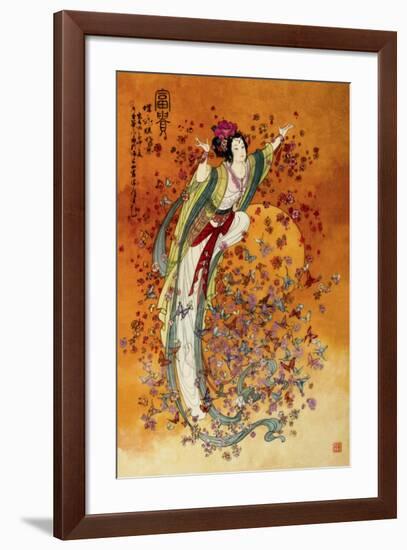 Goddess of Wealth-null-Framed Premium Giclee Print