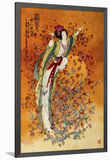 Goddess of Wealth-null-Framed Premium Giclee Print