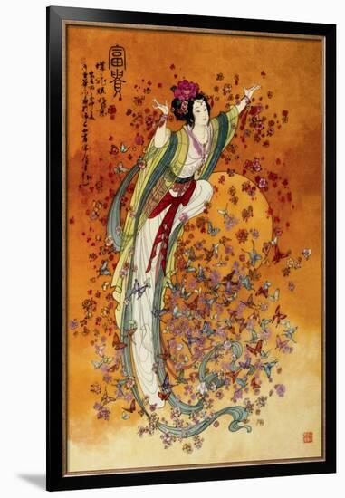 Goddess of Wealth-null-Framed Premium Giclee Print