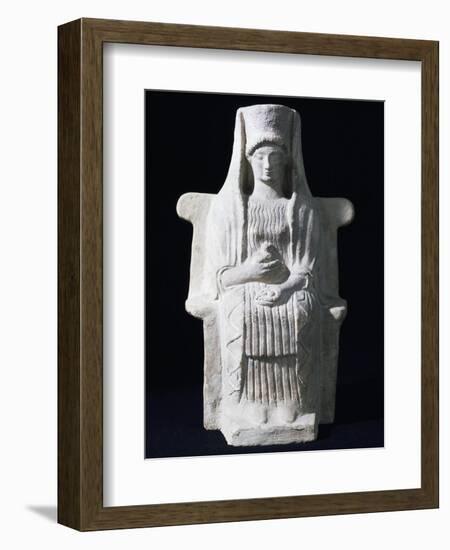 Goddess on Throne, Ancient Greece-null-Framed Giclee Print