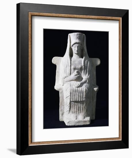 Goddess on Throne, Ancient Greece-null-Framed Giclee Print