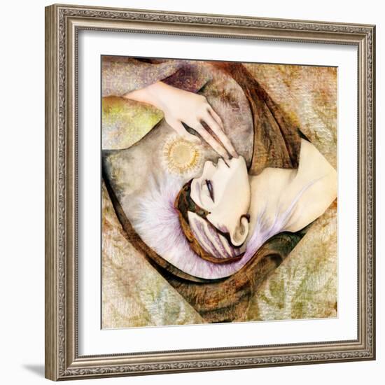 Goddess-Meiya Y-Framed Giclee Print