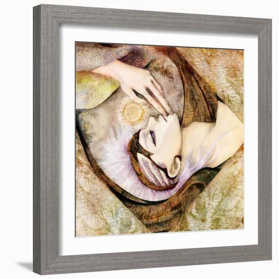 Goddess-Meiya Y-Framed Giclee Print