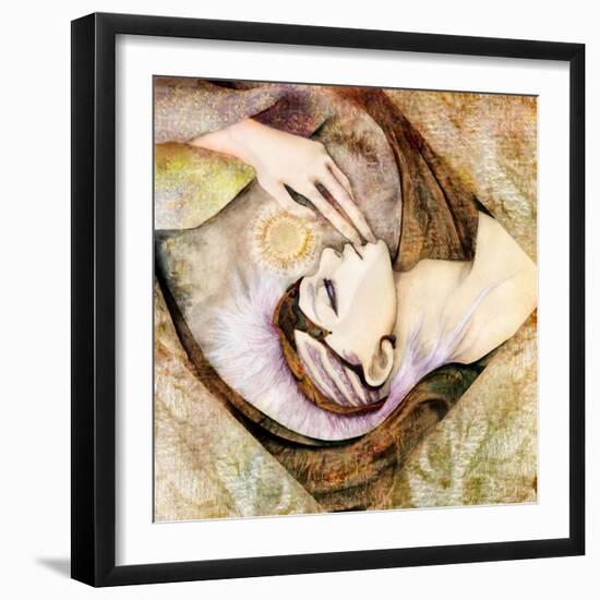 Goddess-Meiya Y-Framed Giclee Print