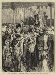 The Grand Durbar at Bombay, the Viceroy of India and a Group of Native Princes-Godefroy Durand-Giclee Print