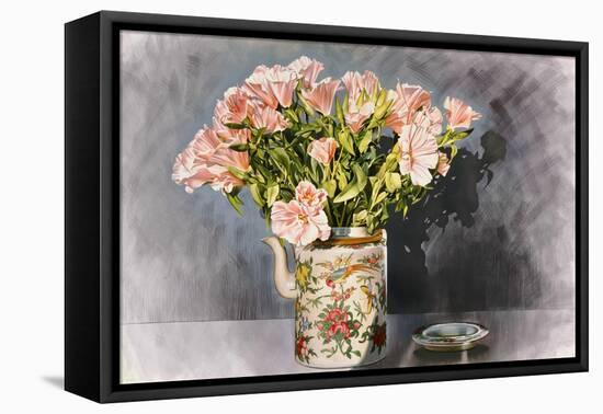 Godetia, 1987-Sandra Lawrence-Framed Premier Image Canvas