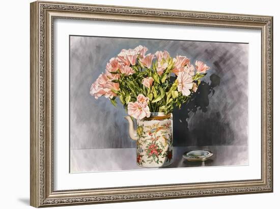 Godetia, 1987-Sandra Lawrence-Framed Giclee Print