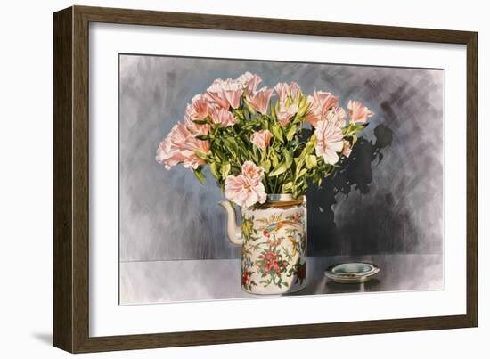 Godetia, 1987-Sandra Lawrence-Framed Giclee Print