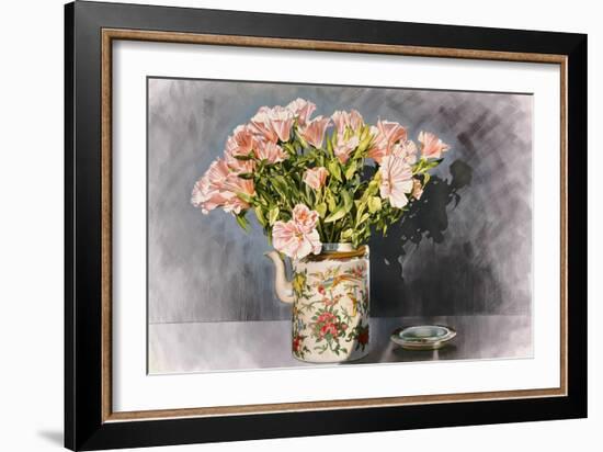 Godetia, 1987-Sandra Lawrence-Framed Giclee Print