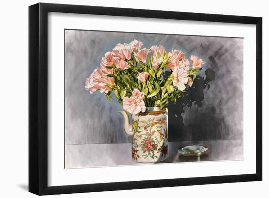 Godetia, 1987-Sandra Lawrence-Framed Giclee Print