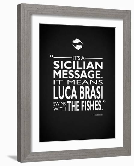 Godfather Luca Brasi-Mark Rogan-Framed Giclee Print