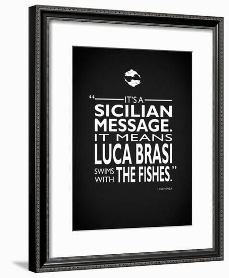 Godfather Luca Brasi-Mark Rogan-Framed Giclee Print