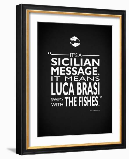 Godfather Luca Brasi-Mark Rogan-Framed Giclee Print