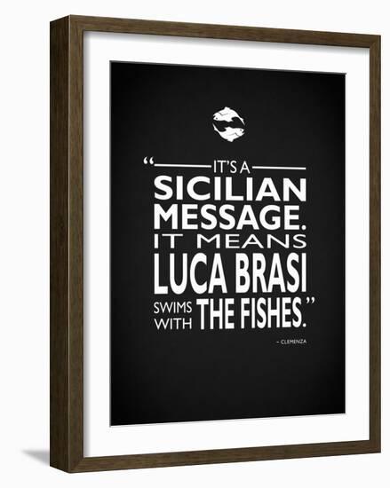 Godfather Luca Brasi-Mark Rogan-Framed Giclee Print