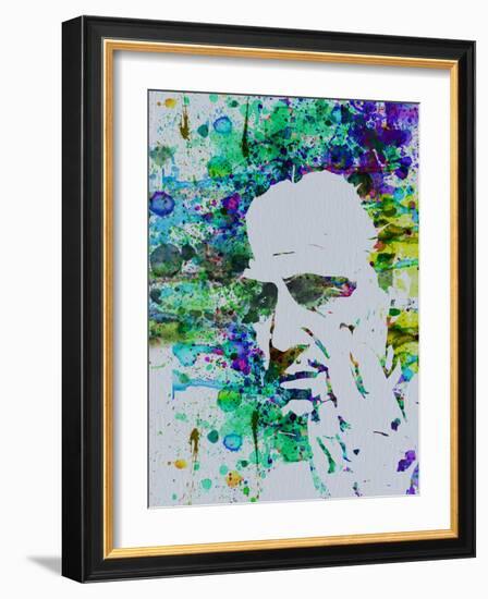 Godfather Watercolor-Anna Malkin-Framed Art Print