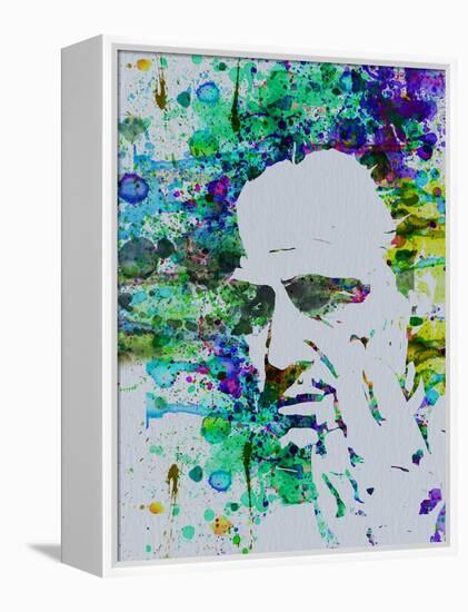 Godfather Watercolor-Anna Malkin-Framed Stretched Canvas