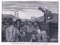 Rowland Hill Preaching to the Colliers at Kingswood-Godfrey C. Hindley-Giclee Print