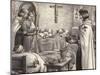 Godfrey De Bouillon Watches Benedictine Monks Caring for the Wounded-Pat Nicolle-Mounted Giclee Print