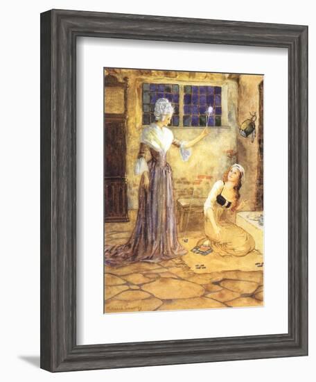 Godmother and Cinderella, 1915-Millicent Sowerby-Framed Giclee Print