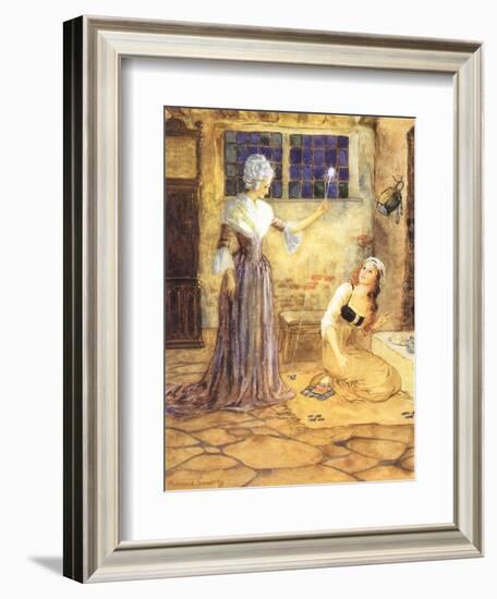 Godmother and Cinderella, 1915-Millicent Sowerby-Framed Giclee Print