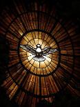 Stained Glass Window in St. Peter's Basilica of Holy Spirit Dove Symbol, Vatican, Rome, Italy-Godong-Photographic Print