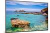 Godrevy Lighthouse, Cornwall, England, United Kingdom, Europe-Kav Dadfar-Mounted Photographic Print