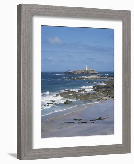 Godrevy Point, Cornwall, England, United Kingdom-Roy Rainford-Framed Photographic Print