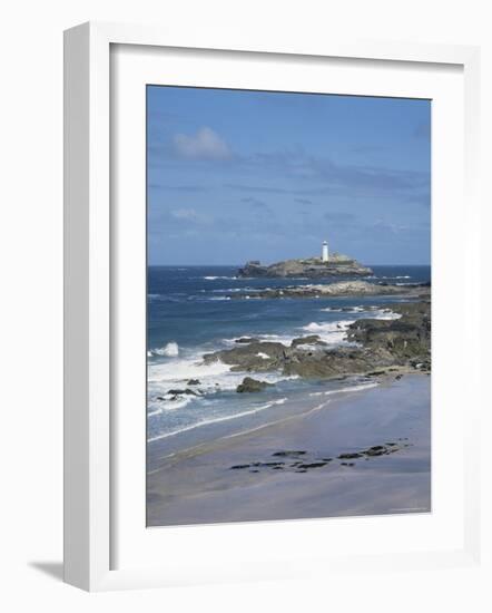 Godrevy Point, Cornwall, England, United Kingdom-Roy Rainford-Framed Photographic Print