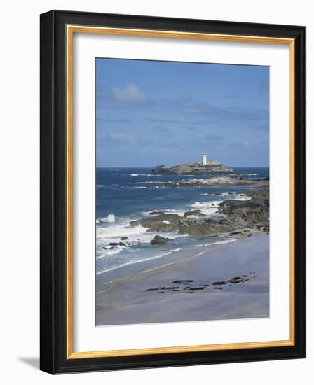 Godrevy Point, Cornwall, England, United Kingdom-Roy Rainford-Framed Photographic Print