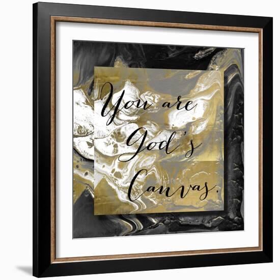 Gods Canvas I-Color Bakery-Framed Giclee Print