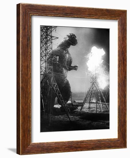 Godzilla, (AKA Gojira), Godzilla, 1954-null-Framed Premium Photographic Print